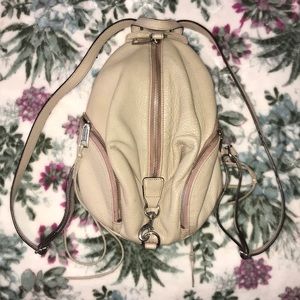 Rebecca Minkoff Pink Leather Mini Julian Backpack
